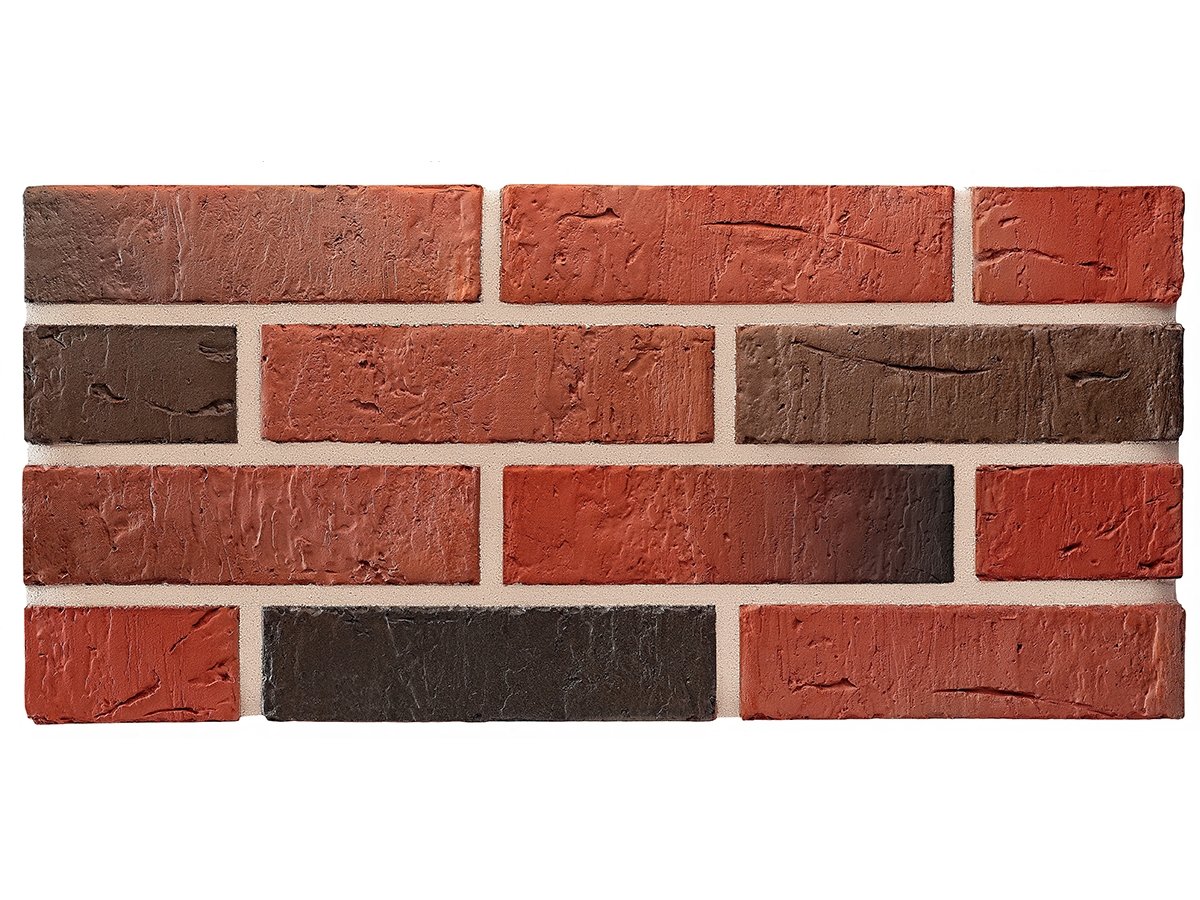 Облицовочный кирпич Кирово-Чепецк Аренберг ручной формовки - 250x120x65 мм