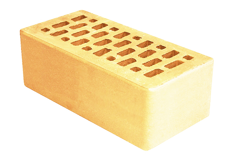 Облицовочный пустотелый, М-150,120x250x88, ваниль, Терекс кирпич
