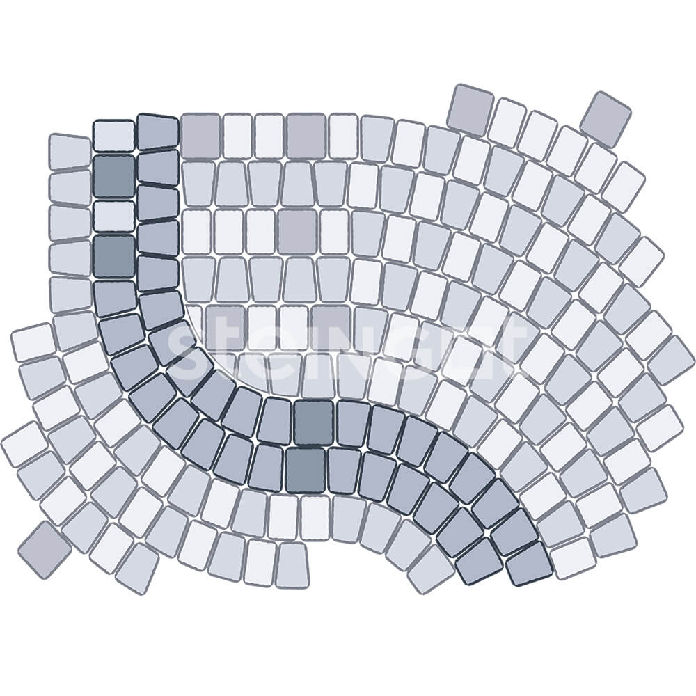 Тротуарная плитка Классика Арко "Bruno" 60мм, STEINGOT