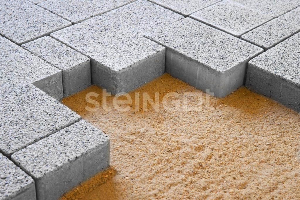 Тротуарная плитка Бавария "Bianco Nero" 60мм, STEINGOT